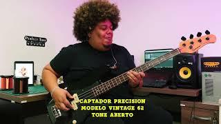 Captadores Precision Bass Tone Aberto