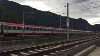 ÖBB-DB Eurocity EC 80 von Verona nach München im Inntal bei der Abzw. Kundl.