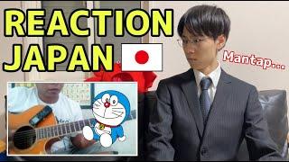 【alip ba ta doraemon reaction】Pekerja kantoran Jepang bersentuhan dengan musik Indonesia...