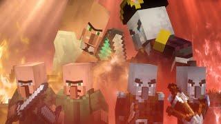 Villagers vs Pillagers Life  FULL MOVIE  MINECRAFT ANIMATION