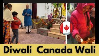Diwali 🪔 Canada wali   Hindi Vlog  Canadian Desire