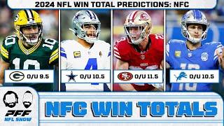 2024 NFL Win Total Predictions NFC  PFF NFL Show
