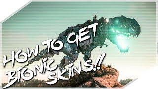 HOW TO GET REX AND GIGA BIONIC SKINS ON PC EASILY IN 2017 - ARK Survival Evolved