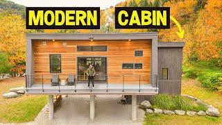 900sqft MODERN MINI CABIN w SAUNA & RETRO DESIGN Full Airbnb Tour