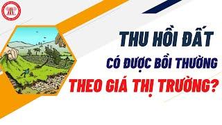 Thu Hồi Đất Có Được Đền Bù Theo Giá Thị Trường?  TVPL