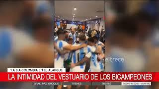 ARGENTINA CAMPEÓN DE LA COPA AMÉRICA 2024 ASÍ FESTEJARON JUGADORES Y TÉCNICO EN EL VESTUARIO