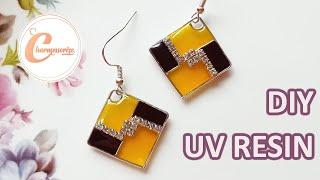 UV レジン  DIY UV Resin Crafts & Accessories UV resin Earrings  HOW TO MAKE AN UV RESIN JEWELRY?