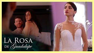 Julieta destroza su vestido de novia del diseñador Milton Fajer La Rosa de Guadalupe 14 Con los…