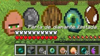 Paso Minecraft pero hay DIAMANTES CUSTOM OP