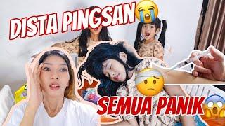 DISTA PINGSAN LARI NABRAK MEJA SEMUA PANIK #viralvideos