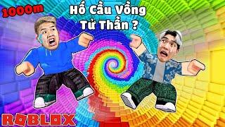 Huy Lơ Nhảy Xuống Hố Cầu Vồng Tử Thần 1000m Cực Chóng Mặt Buồn Nôn Trong Roblox ?