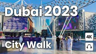 Dubai  City Walk  4K  Walking Tour