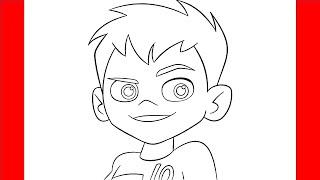 How To Draw Ben 10 - Step By Step Drawing