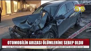 SAMSUNDA ARACI ARIZA YAPAN 2 KİŞİ ÖLDÜ