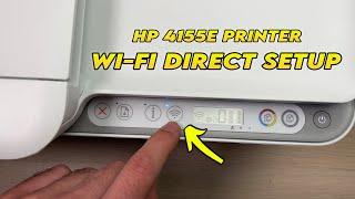 HP Deskjet 4155e Printer Wi-Fi Direct Setup