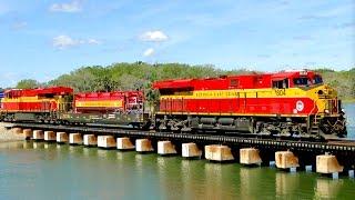 MUST WATCH EPIC WEEK of Fast FLORIDA Railfanning on the Florida East Coast FEC Railway