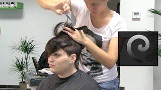 extreme short pixie undercut hair makeover nape buzz cut haircut women by alisha heide