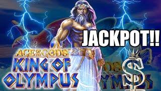 KING OF OLYMPUS JACKPOT on MAX BET  HIGH LIMIT SLOT PLAY AT THE CASINO