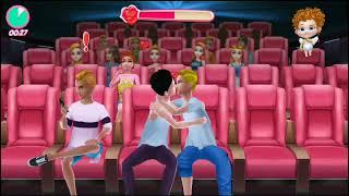 boy boy kissing game kiss  game #kiss #kissing  #short