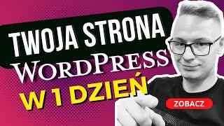 Kurs WordPress Online.  Strona Na WordPress Podstawy Tutorial 2023