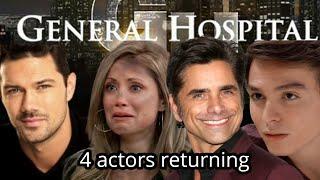 4 returning actors GH has a new storyline General Hospital Spoilers