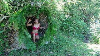 #15. Building Bushcreaft Shelter In The Bush Bushcreaft Hut Free Life