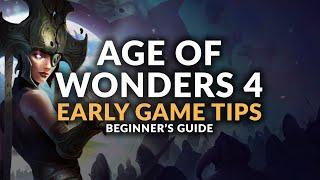 AGE OF WONDERS 4  Early Game Hands-On Gameplay & Tips Beginners Guide