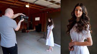 How to Take Studio Portraits Using a Split Lighting Technique  Canon r5 + RF 85mm 1.2