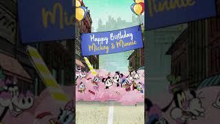 Happy Birthday Mickey & Minnie #Shorts