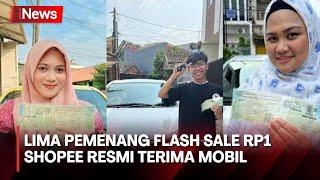 Lima Pemenang Berhasil Dapatkan Mobil Rp1 Dalam Shopee Flash Sale