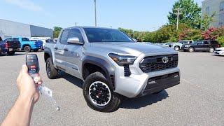 2024 Toyota Tacoma TRD Off Road 4X4 Start Up Walkaround Test Drive and Review