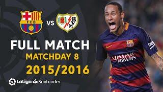 FC Barcelona vs Rayo Vallecano 5-2 J08 20152016 - FULL MATCH