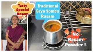 Traditional South Indian Rasam  Special Eeya Sombu  Rasam   Easy & Tasty  No Rasam Powder