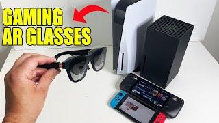 mReal Air AR Glasses for Gaming  Unboxing and Setup with PS5 Steam Deck Nintendo Switch & Xbox