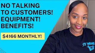 $4166-$5000 Per MONTH NO TALKING TO CUSTOMERS EQUIPMENT & BENEFITS NEW Work From Home Job