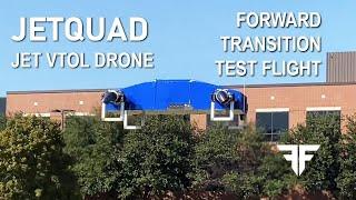 AB6 JetQuad Forward Flight Test + Onboard Cam View