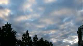 Time Lapse of Evening Clouds in South Carolina