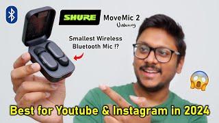 Best Wireless Mic for Youtube in 2024..? Shure MoveMic 2 Review India️