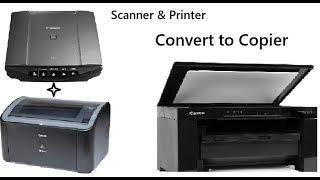 Diy Canon Scanner and Printer convert to Xerox Machine