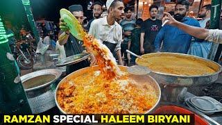 Halim Biryani Sirf Ramzan mai  Paan Mandi ki Special  Karachi Street Food at Night  Ramadan Sehri