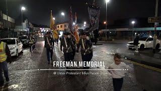 Freeman Memorial @ Ulster Protestant Boys Band Parade 2024