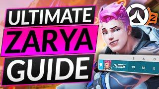 THE ULTIMATE ZARYA GUIDE for OVERWATCH 2 - BUBBLES COMBOS Mechanics and Tech