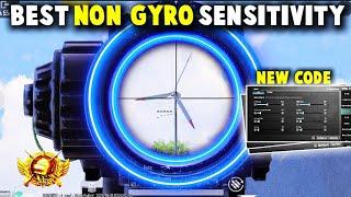 Pubg Mobile Best Non Gyro Sensitivity  Sensitivity + Code Settings   PUBGBGMI2024