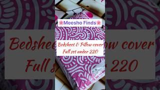 Meesho Bedsheet Haul  #meesho #meeshofinds #meeshohaul #review #unboxing #shopping #ytshorts #short