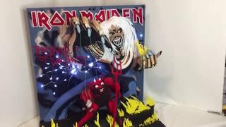 Iron Maiden animatronic record sculpture by Emily Connell.