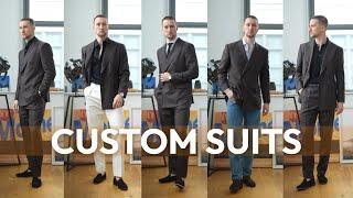 One Suit Styled 8 Ways  Custom Suits For Men