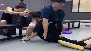 Painful Stretching Intense Chinese Dance Training