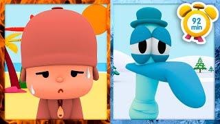 POCOYO ENGLISH ️ Four Seasons Of The Year ️ 92 min Full Episodes VIDEOS and CARTOONS for KIDS