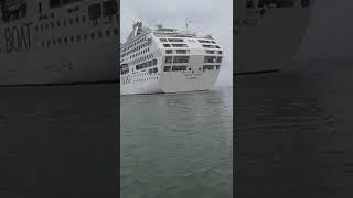 Cruise ship PASIFIC WORLD at Johor Anchorage