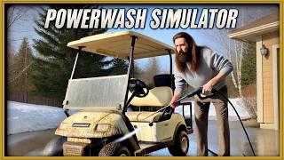 Powerwash Simulator From Grime to Shine - Golf Cart and Shoe Cleanup